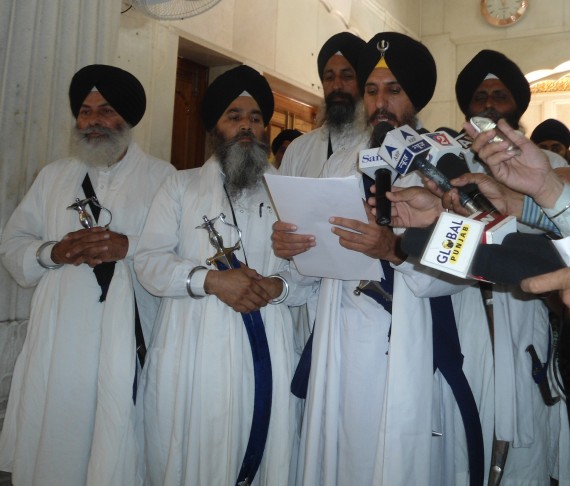 ਪੰਜ ਪਿਆਰੇ (ਫਾਈਲ ਫੋਟੋ)