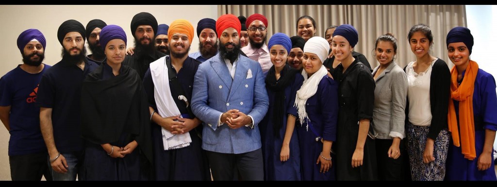 ਸ੍ਰ. ਜਗਮੀਤ ਸਿੰਘ ਐੱਮਪੀਪੀ ਕੈਨੇਡਾ ਸਿੱਖ ਨੌਜਵਾਨਾਂ ਨਾਲ