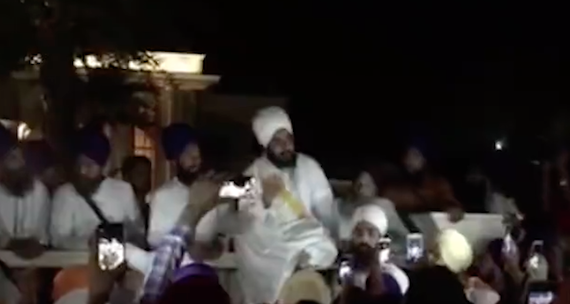 ਭਾਈ ਰਣਜੀਤ ਸਿੰਘ ਢੱਡਰੀਆਂਵਾਲੇ ਗੁਰਦੁਆਰਾ ਪਰਮੇਸ਼ਰ ਦਵਾਰ ਪਹੁੰਚੇ