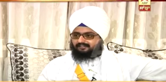 ਭਾਈ ਢੱਡਰੀਆਂਵਾਲਿਆਂ ਟੀ.ਵੀ. ਇੰਟਰਵਿਊ ਦੌਰਾਨ (ਫਾਈਲ ਫੋਟੋ)
