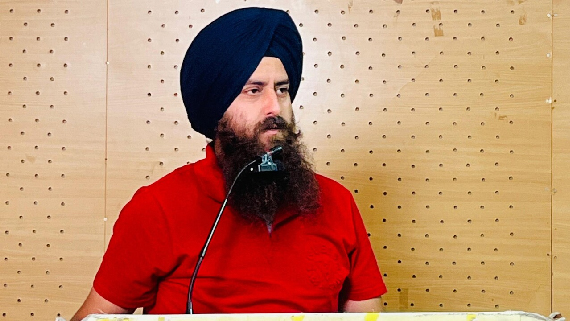 Paramjit Singh Mand, acting President of Dal Khalsa